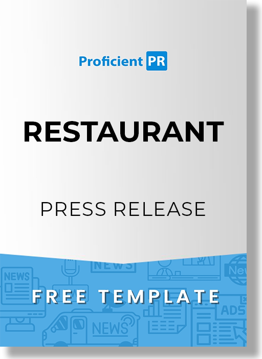 Restaurant Press Release Template [Sample, Example + Free Download]