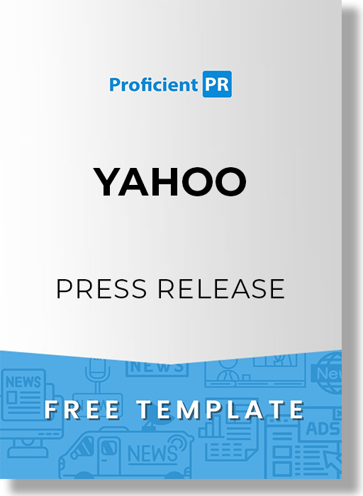 Yahoo Press Release Template [Sample, Example + Free Download]